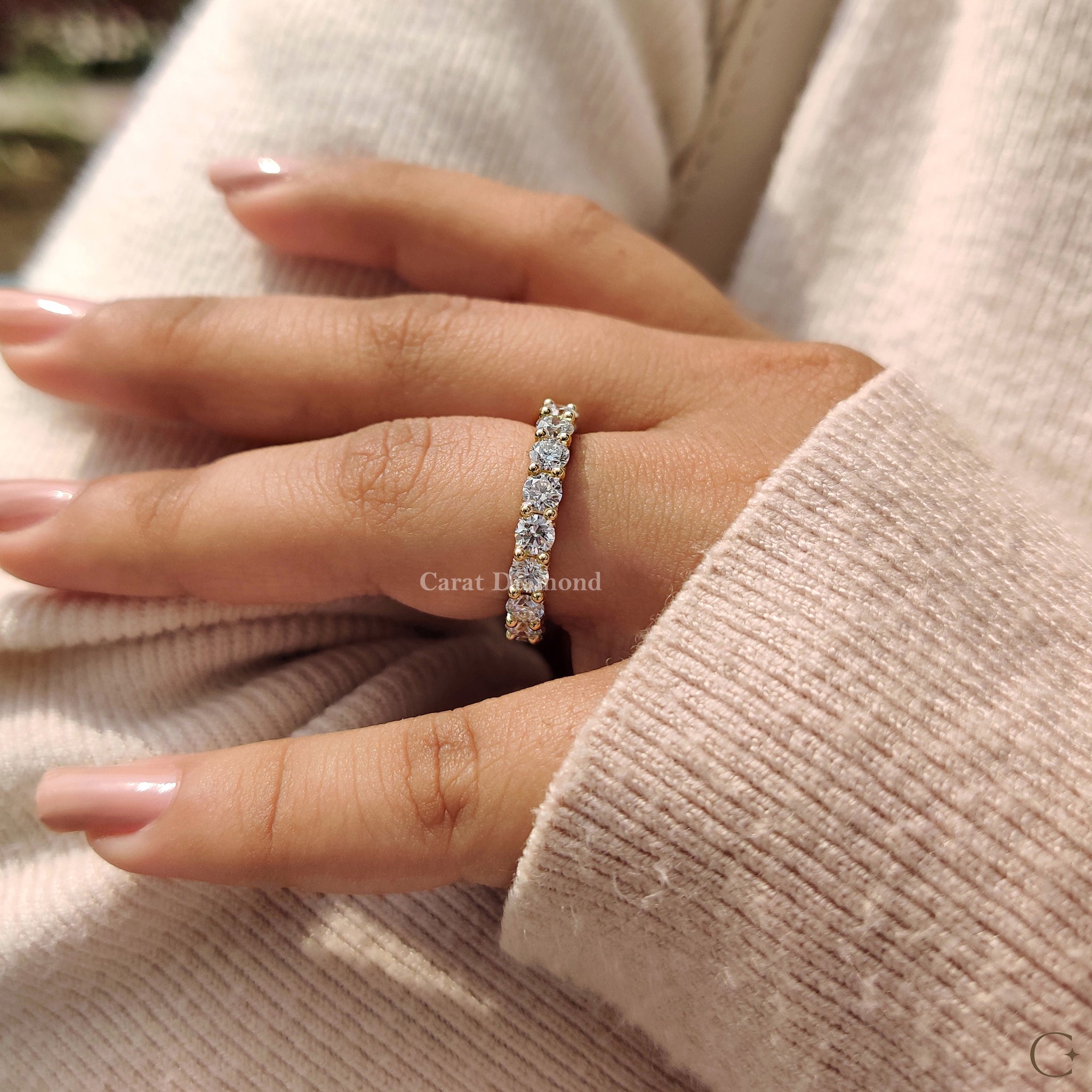 Eternity Round Diamond Wedding Band