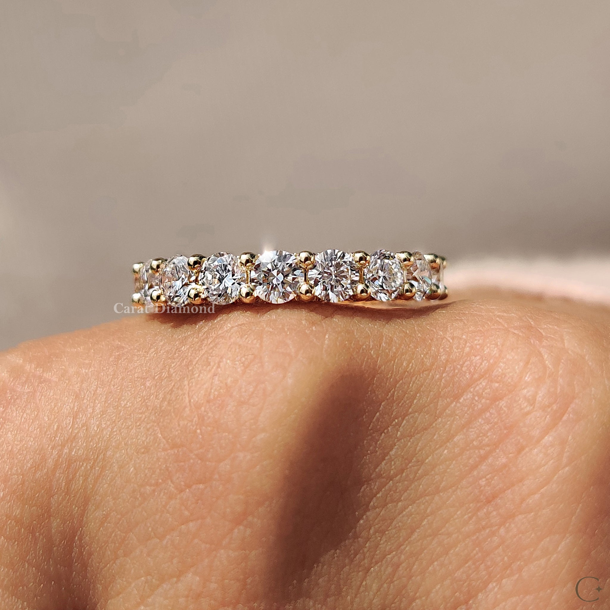 Eternity Round Diamond Wedding Band