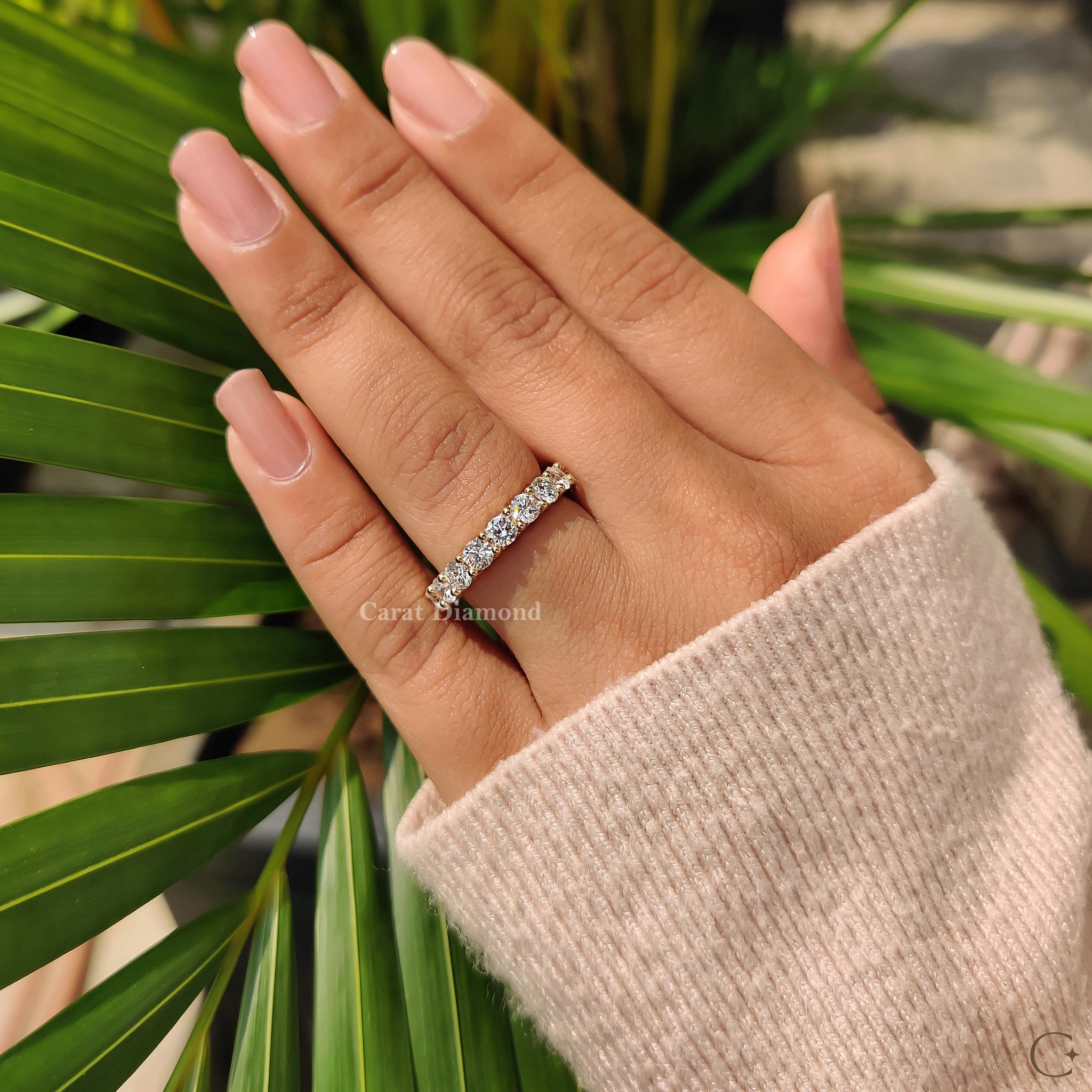 Eternity Round Diamond Wedding Band