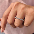 Emerald Cut Diamond Band - Gold Eternity