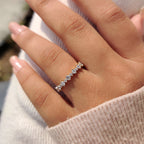 Gold Eternity Band - Round Diamond