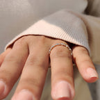 Gold Eternity Band - Round Diamond