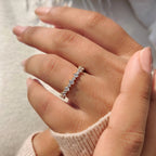 Gold Eternity Band - Round Diamond