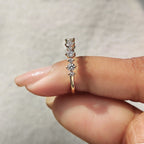 Gold Eternity Band - Round Diamond