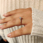 Round Cut 5 Stone Diamond Ring