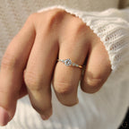 Round Cut 5 Stone Diamond Ring