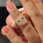 Eternity Marquise And Round Wedding Band