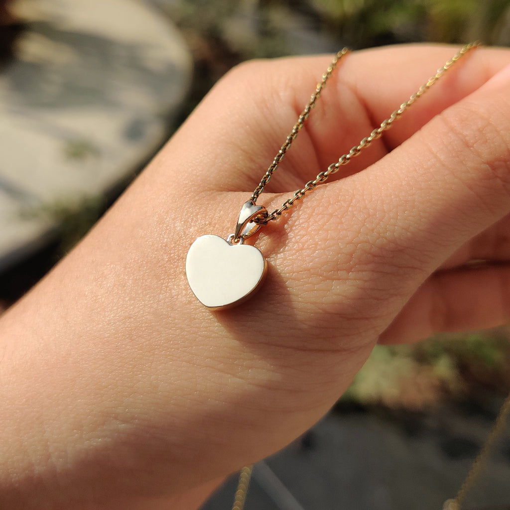 Round Diamond Heart Shape Pendant