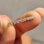 Round Diamond Yellow Gold Eternity Band