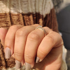 Round Diamond Ring with Round Side Stone