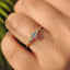 Round Diamond Ring with Round Side Stone