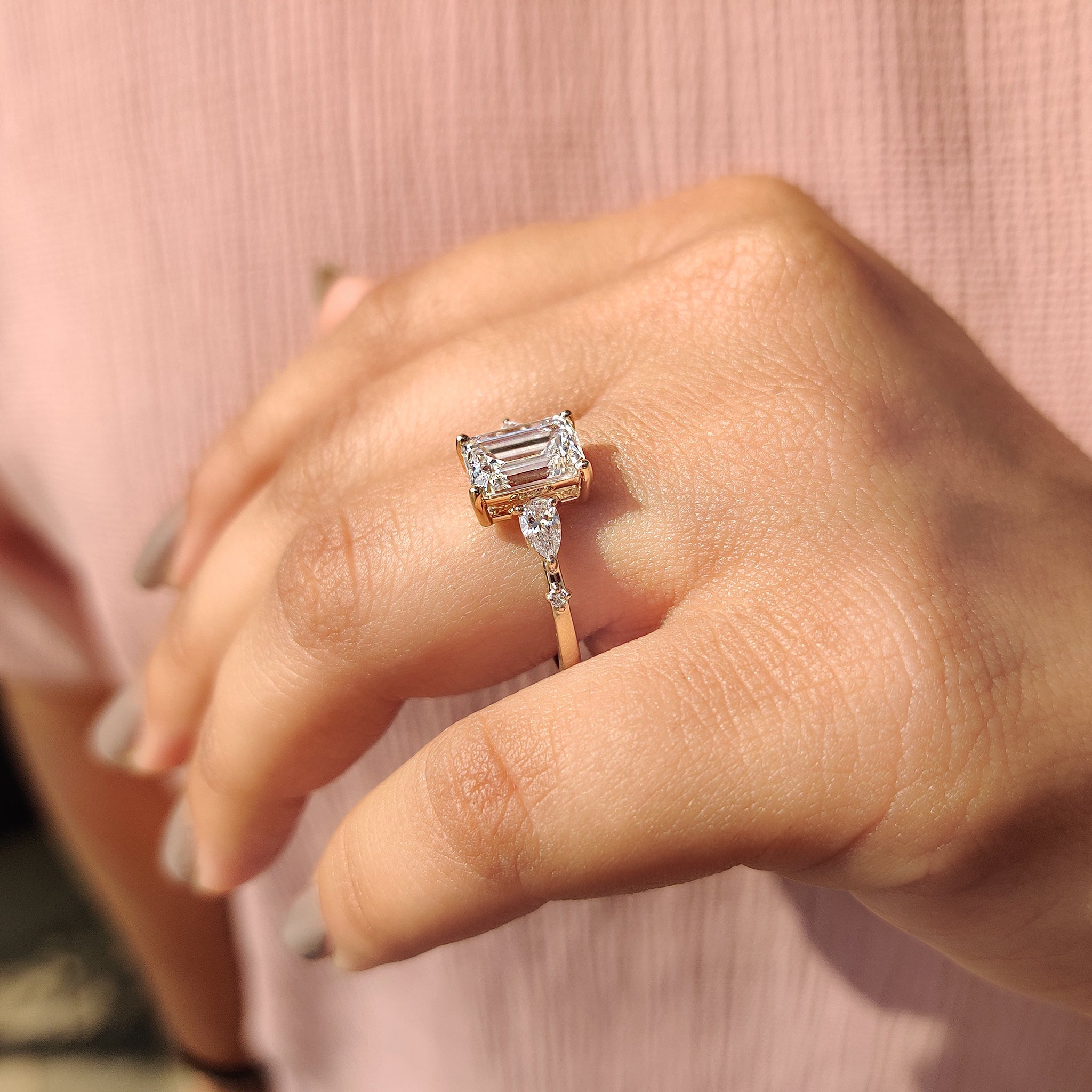 Windlass 3 Stone Diamond Ring