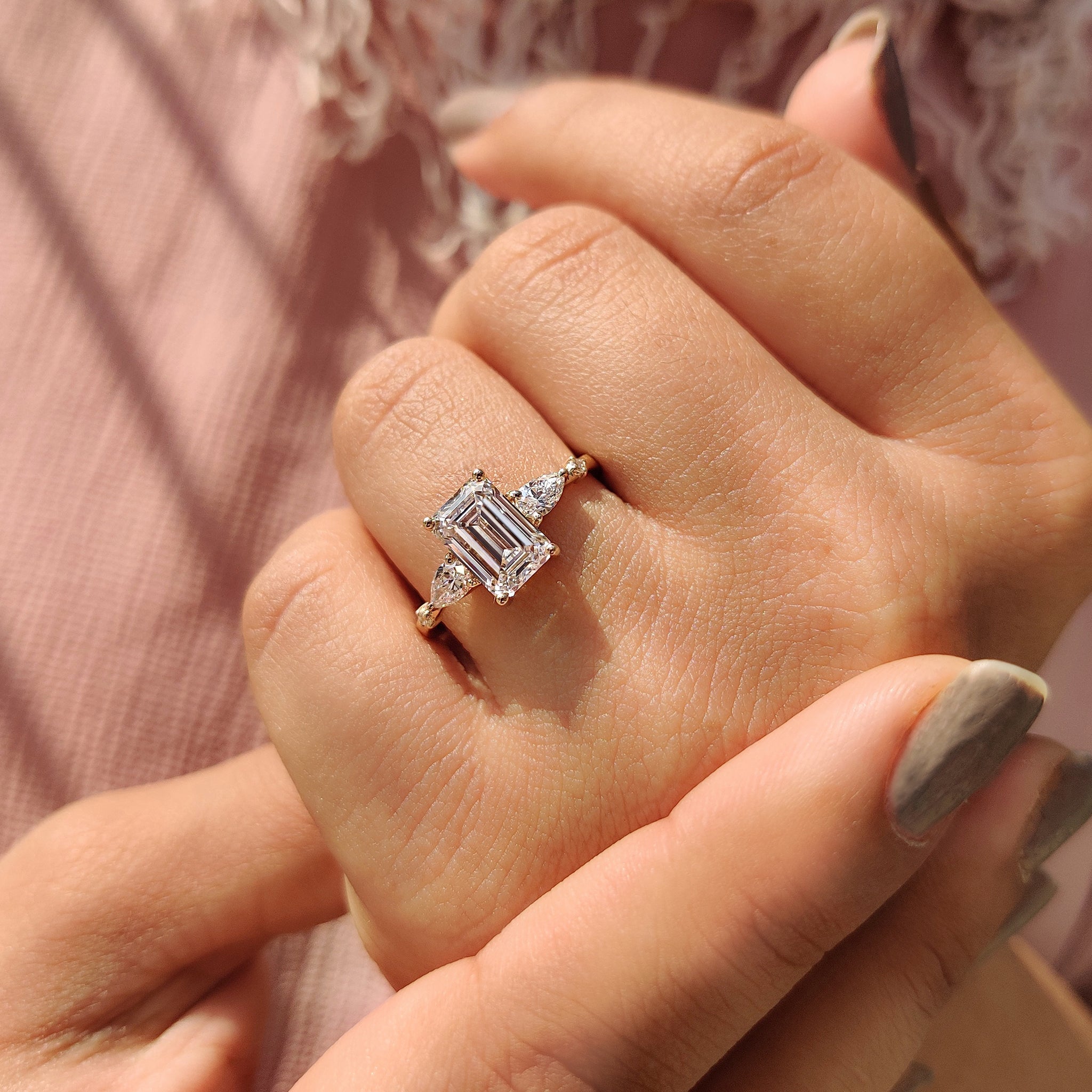 Windlass 3 Stone Diamond Ring