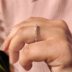 Marquise And Baguette Wedding Band In Eternity Style