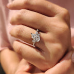 Pear Shape Diamond Ring In Muse Setting