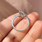 Pear Shape Diamond Ring In Muse Setting