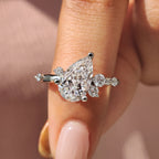Pear Shape Diamond Ring In Muse Setting