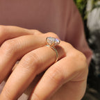 Yellow Gold 5 carat Oval Diamond Engagement Ring