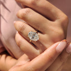 Yellow Gold 5 carat Oval Diamond Engagement Ring