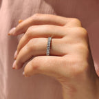 Baguette Diamond Wedding Band In Eternity Style