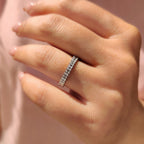 Baguette Diamond Wedding Band In Eternity Style