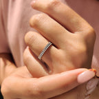 Baguette Diamond Wedding Band In Eternity Style