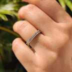 Baguette Diamond Wedding Band In Eternity Style