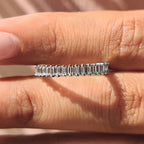 Baguette Diamond Wedding Band In Eternity Style