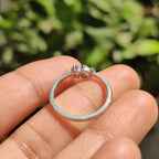 Cluster Wedding Band With Pear and Baguette Diamond