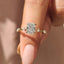 Cushion Cut Seven Stone Diamond Ring