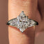 Marquise Cut Split Shank Engagement Ring