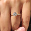 Round Cut 3 Diamond Engagement Ring