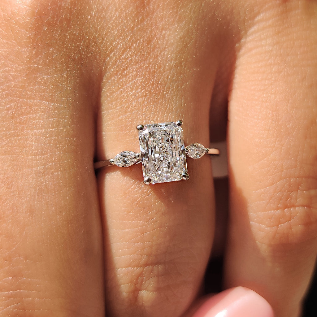 Radiant Cut Engagement Ring
