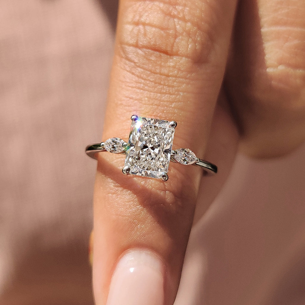 Radiant Cut Engagement Ring