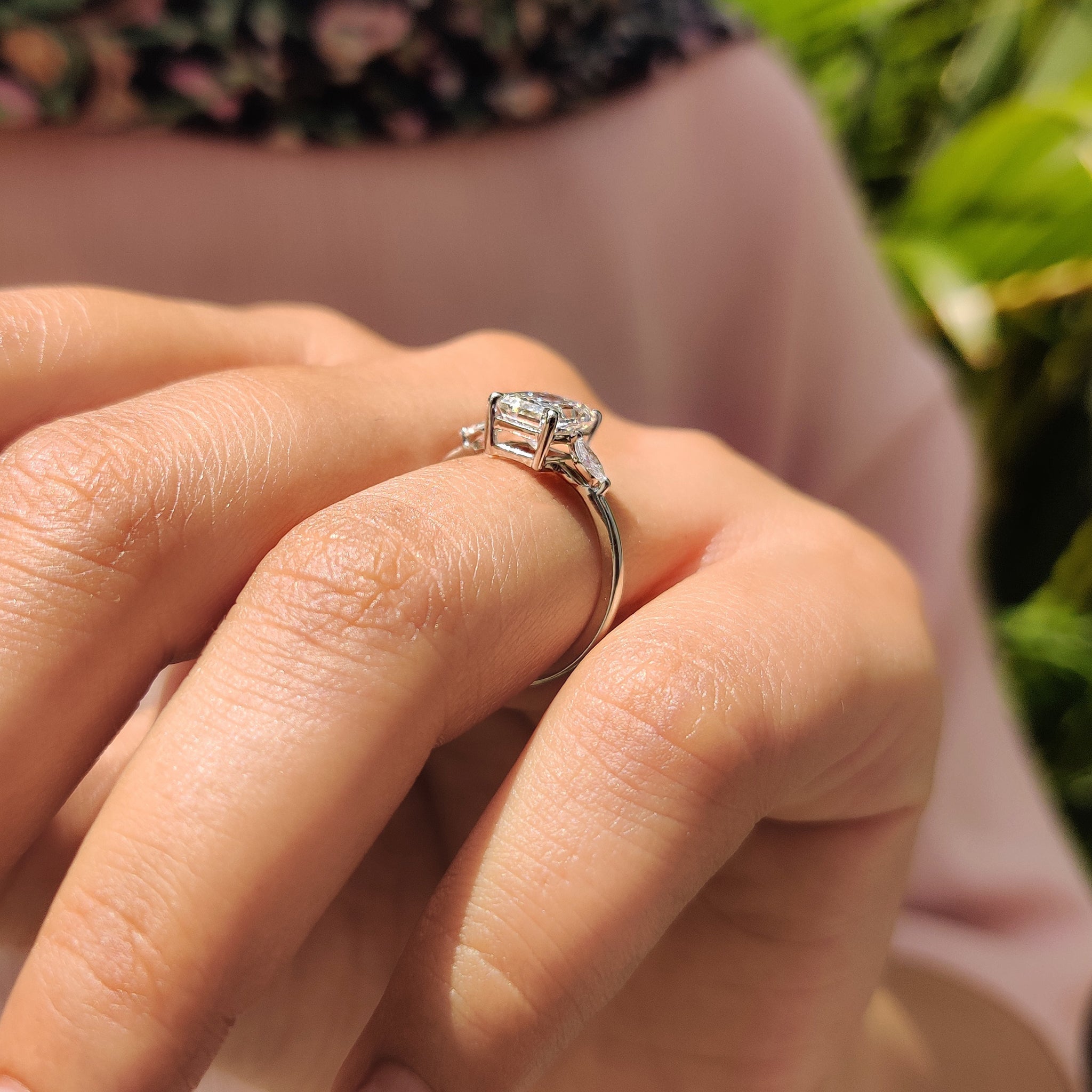 Radiant Cut Engagement Ring