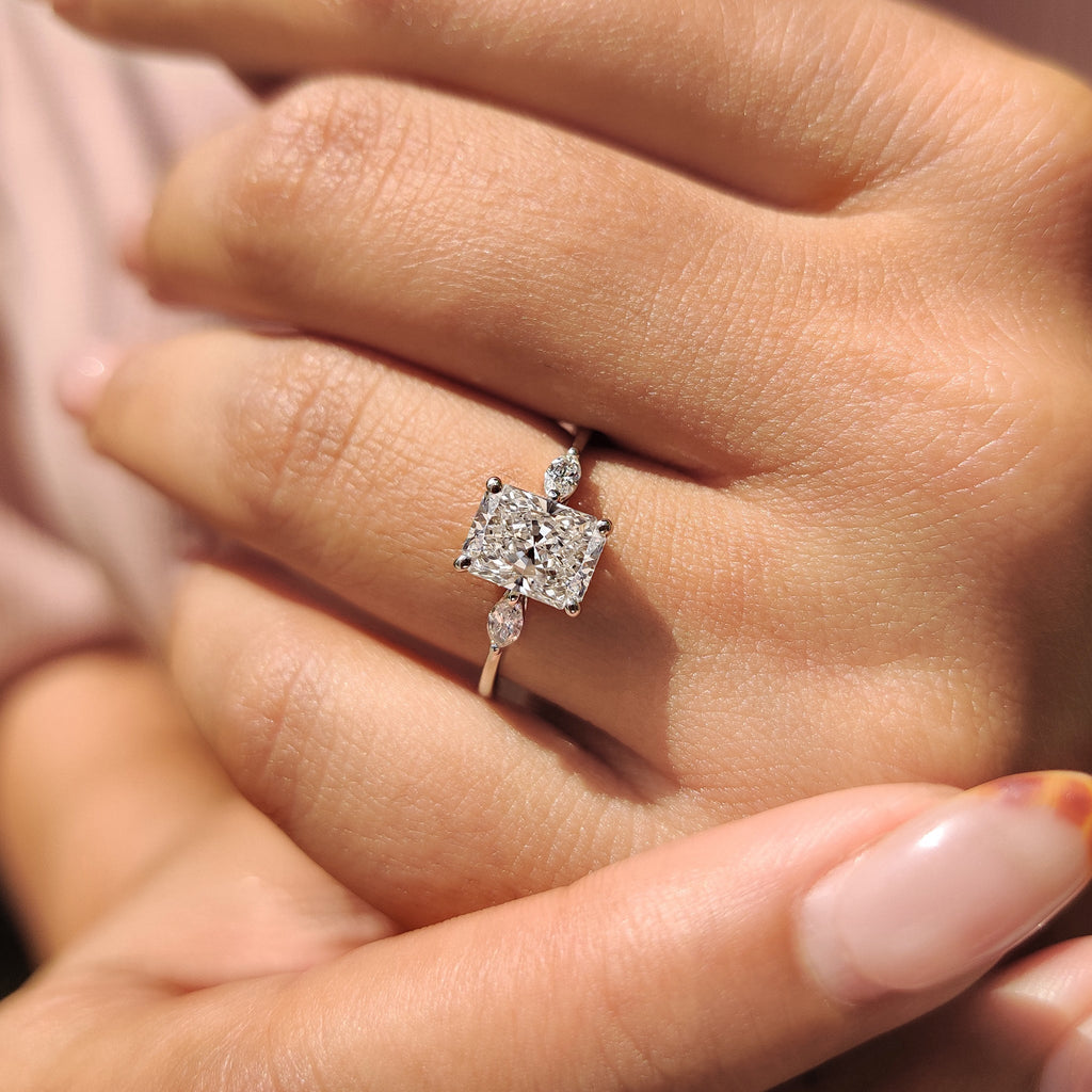 Radiant Cut Engagement Ring