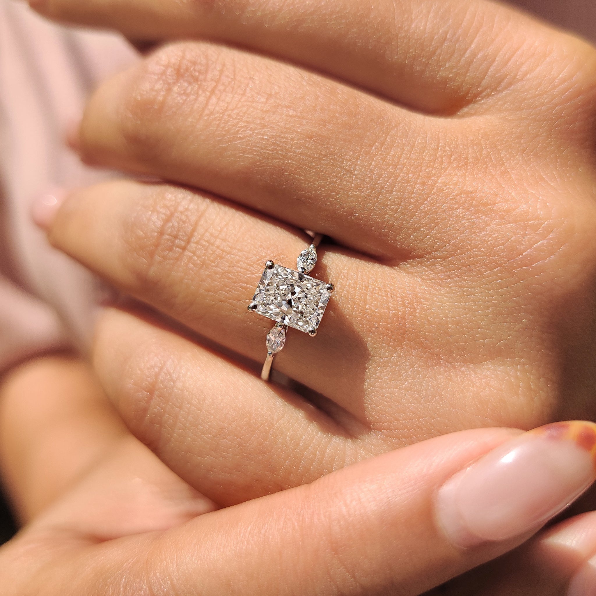 Radiant Cut Engagement Ring