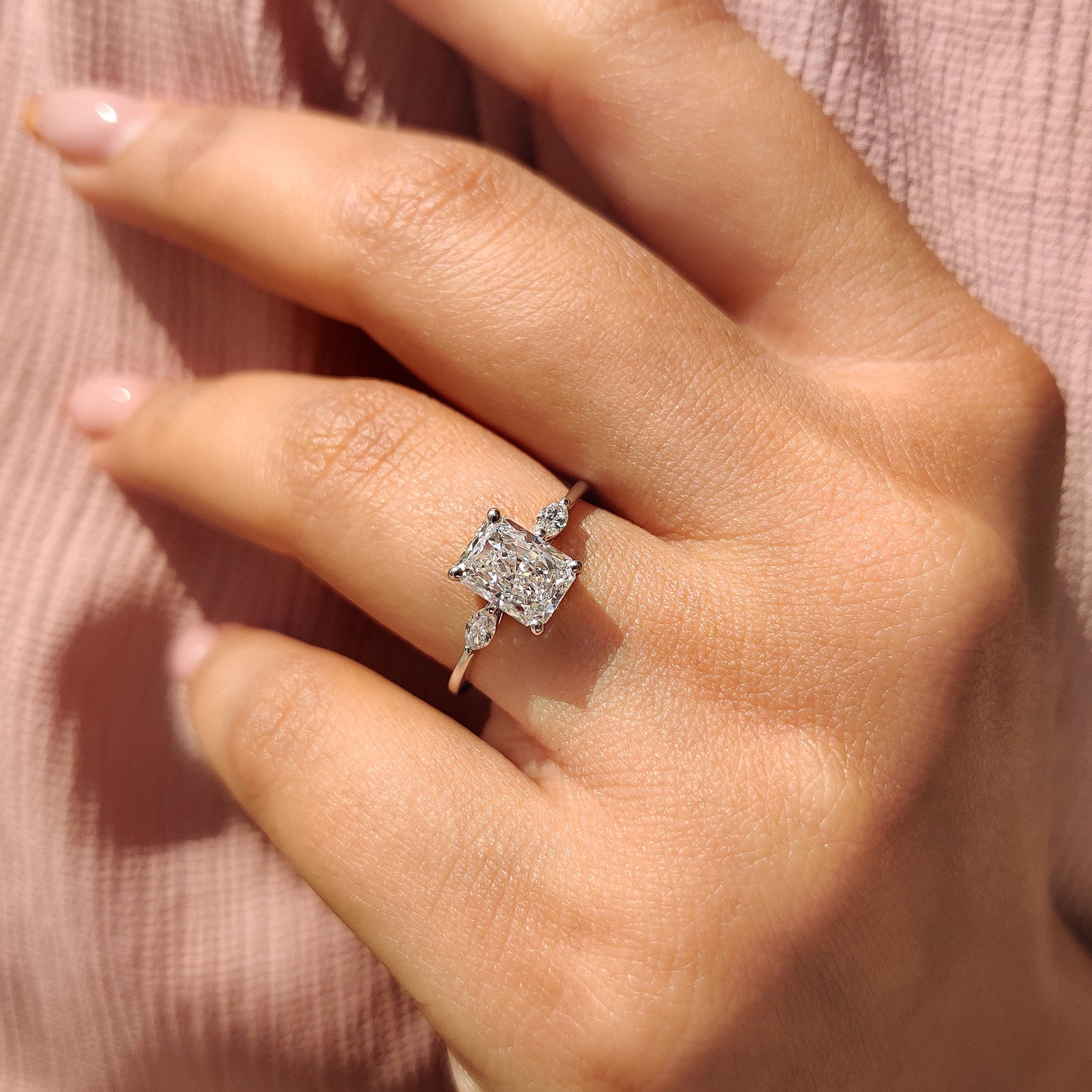 Radiant Cut Engagement Ring