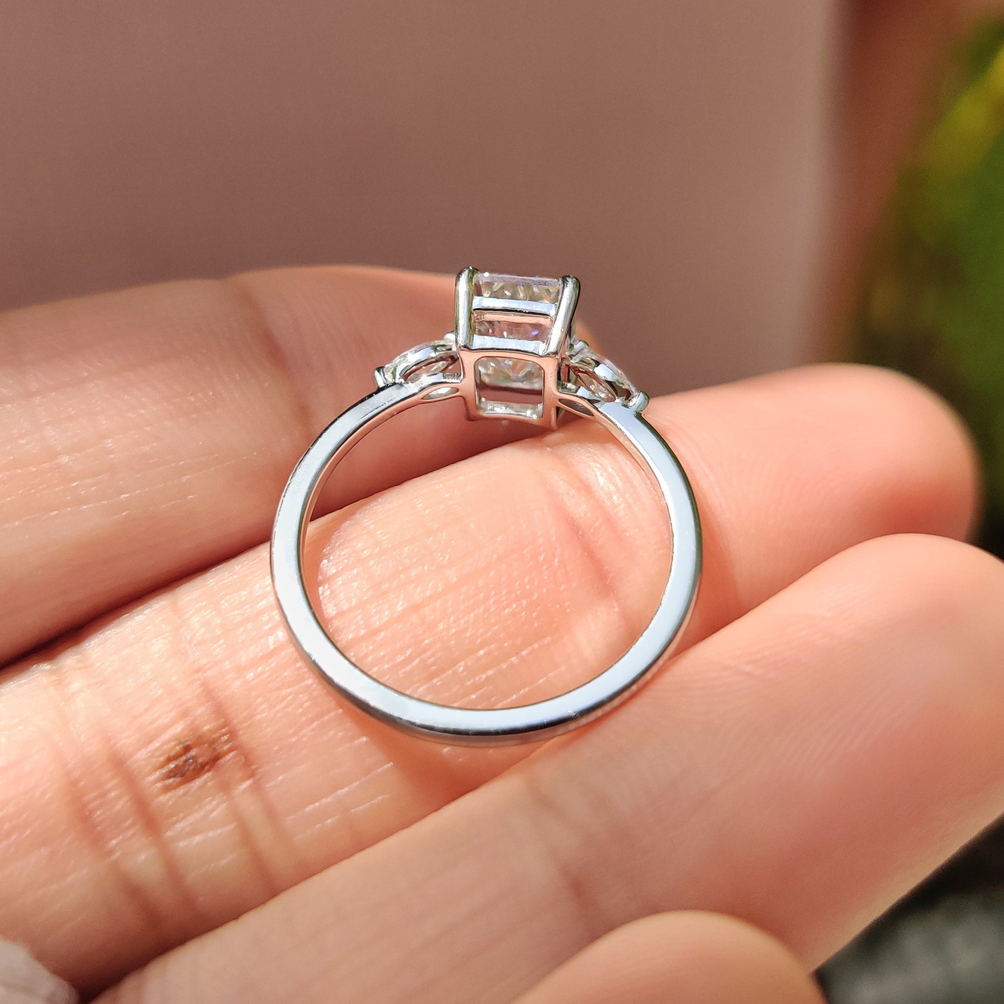 Radiant Cut Engagement Ring