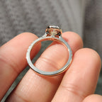 Oval Diamond Engagement Ring With Cathedral Setting