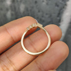 Baguette And Round Diamond Shared Prong Wedding Band