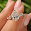 Nature Inspired Pear Shaped Engagement Ring