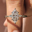 Marquise Engagement Ring With tapered shank Setting
