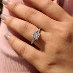 Split Shank Princess Cut Diamond Ring