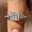Split Shank Princess Cut Diamond Ring