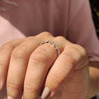 Marquise Diamond Eternity Band In Shared Prong Style