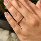 Marquise Diamond Eternity Band In Shared Prong Style