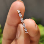 Marquise Diamond Eternity Band In Shared Prong Style