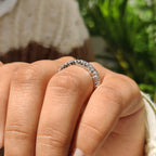 Baguette And Round Diamond Wedding Band