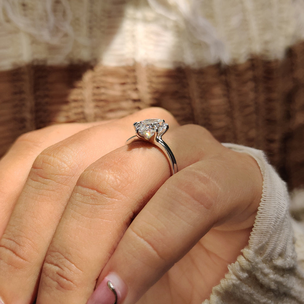Dutch Marquise Engagement Ring In Solitaire Style